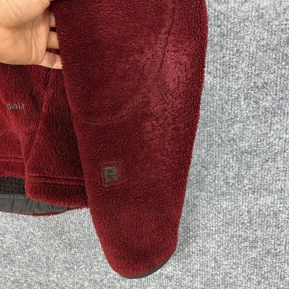 Vintage Patagonia Women's R2 Regulator Polartec Maroon Jacket Medium Fleece - Picture 5 of 11